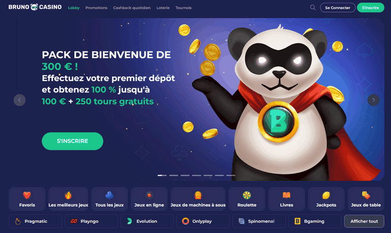Jouer à Bruno Casino Bruno Casino
